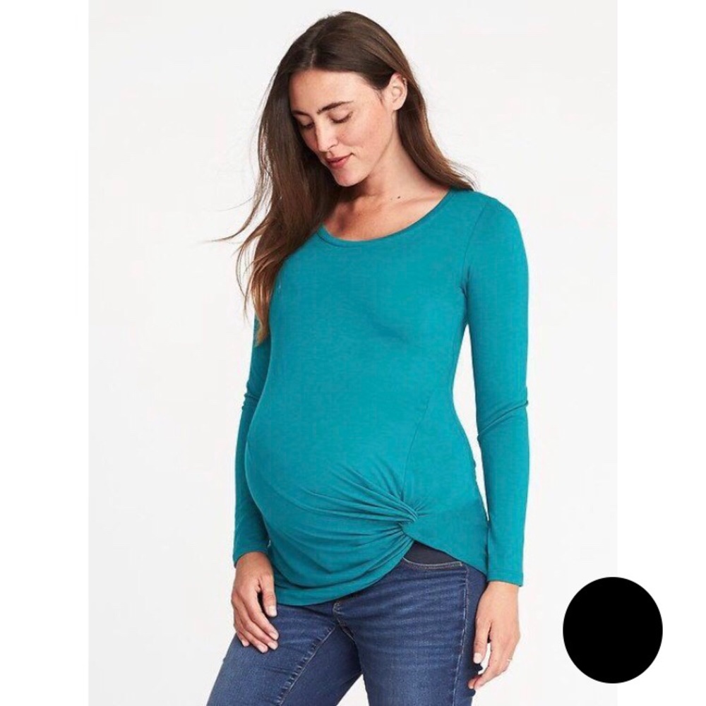 Old Navy Maternity Twist-Front Tunic
